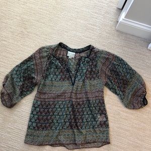 Anthro Maeve top, amazing print blouse